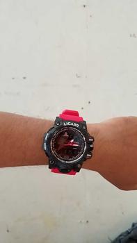 Product Review of LICARR Jam Tangan Pria Olahraga Analog-Digital Fashion Tahan Air Santai Kuarsa Jam Tangan Cowok Original Merek Stopwatch 9528 from h**i 1