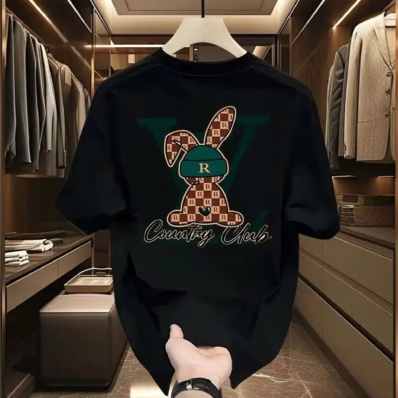 Mode berpakaian di jalan, t-shirt t-shirt pria dan wanita muda, kemeja wanita, baju pria, blus yang nyaman, dan kaos berlengan pendek untuk pria dan wanita