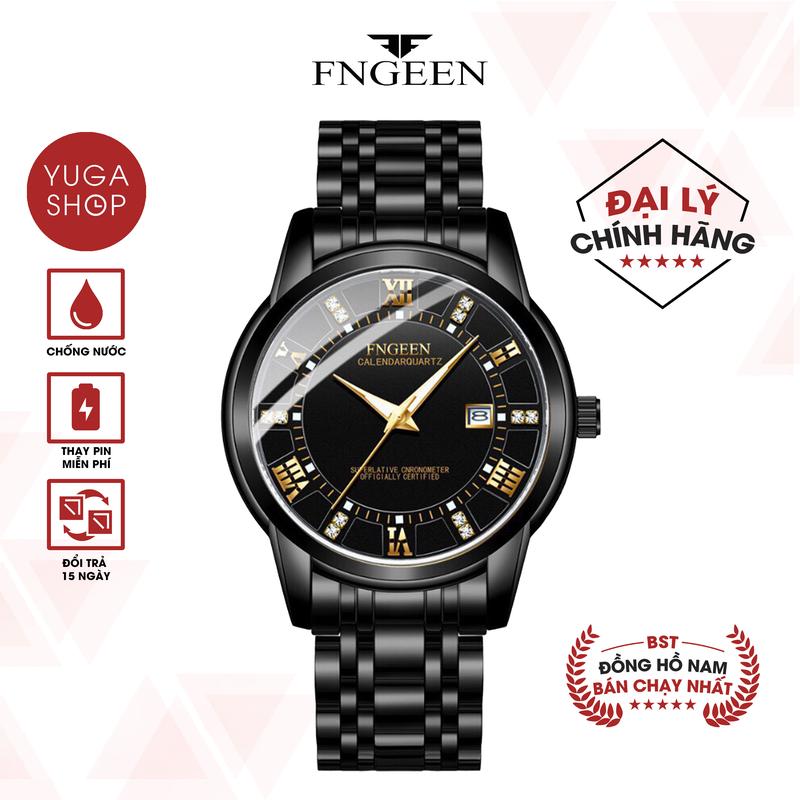 Đồng hồ FNGEEN F11 Chính Hãng mặt tròn dây thép cao cấp TẶNG DỤNG CỤ CẮT DÂY HỘP ĐỒNG HỒ PIN ĐỒNG HỒ DỰ PHÒNG SỐ LƯỢNG QUÀ TẶNG CÓ HẠN