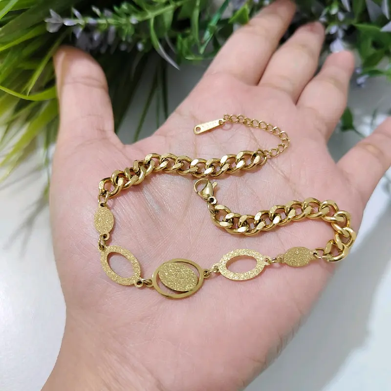 Kode 01-50 Motif Gelang Rantai Titanium 4