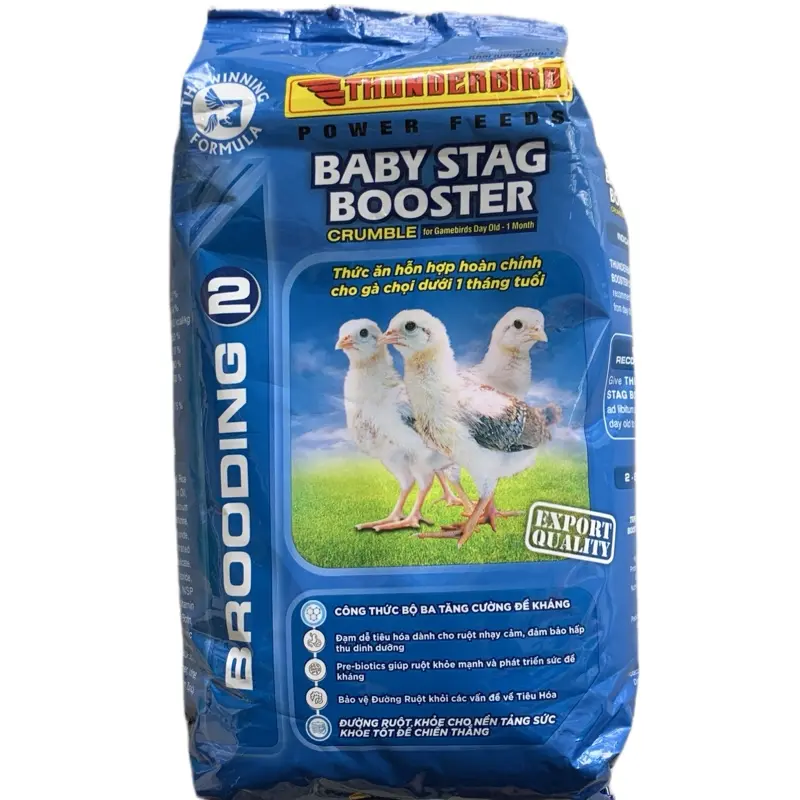 Thức ăn cho gà con hàng nhập giúp gà con mau lớn khỏe mạnh dạng túi 1 kg 4