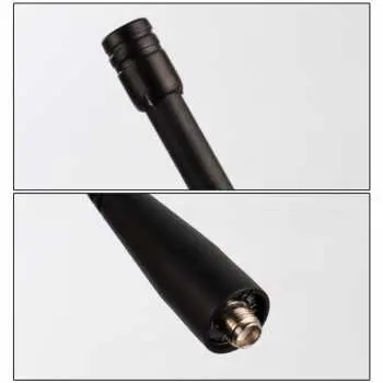 Pofung Antena SMA-F UHF/VHF 400-480MHz for UV5R UV-82 GT3 - Black 2