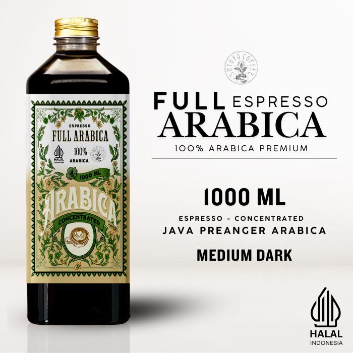 Gambar Kopi Konsentrat Full Arabika Espresso Cair 1000 ML | Konsentrat Kopi Espresso | Es kopi susu | americano | Medium Dark Roast - Sutoyo coffee dari Sutoyo Coffee Official Store Kota Bandung Tokopedia