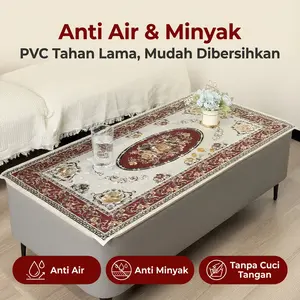 COD -  Loyal Bosque Taplak Meja Tamu / Alas Makan dengan Kualitas Tinggi Berenda Anti Air 60x120CM / 50x110CM  /D9-3K & 2K