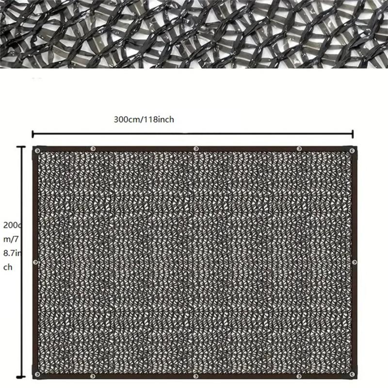 Product Introduction of Black Anti-UV HDPE Shade Net Succulent Plant Shade Net Outdoor Swimming Pool Cover Shade Net Shading Rate 85-90% 19