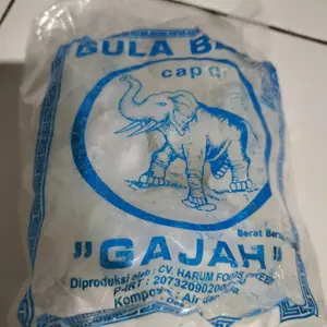 Gula Batu Putih Cap Gajah Kemasan 1 Kg