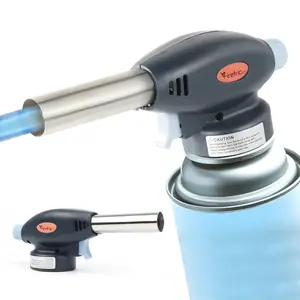 Kepala Gas Torch Kaleng Tabung Portable Pematik Flame Las Alat BBQ Masak Multi Purpose 915