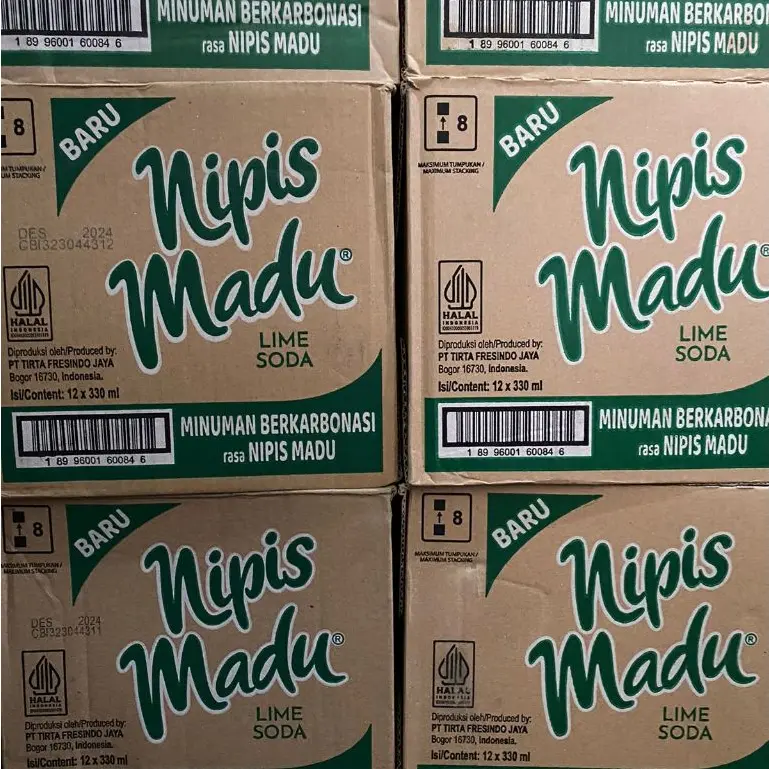 Lime Soda Nipis Madu 330ml ( Rasa Spt Sprite) Isi 12/Nipis Madu Lime Soda 330 mL EXP LAMA Botol Minuman 4