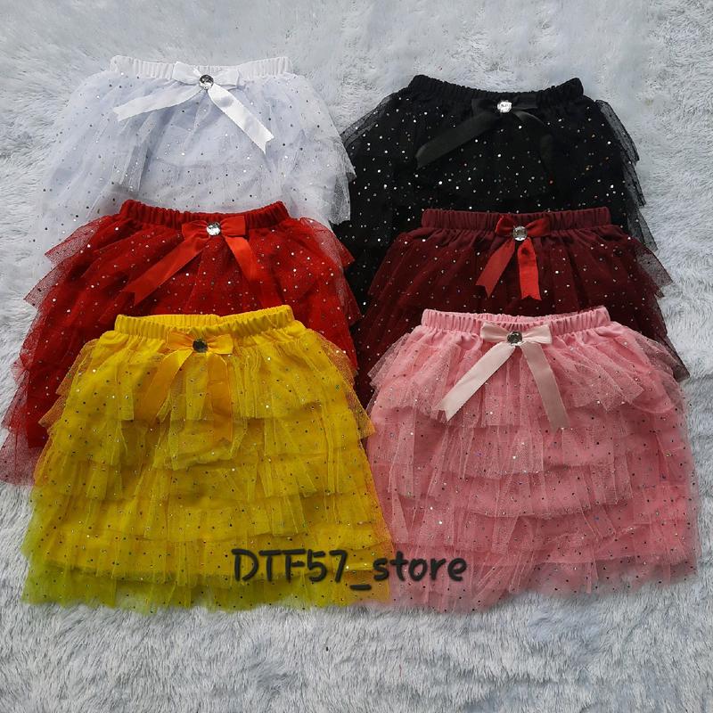 Clara Rok Tutu Anak Bahan Gliter Model Umpak Umpak | Rok Tutu Anak | Rok Tutu Umpak | Bawahan Rok Tutu Susun | Rok Tutu Anak Perempuan Fashion Kids 4