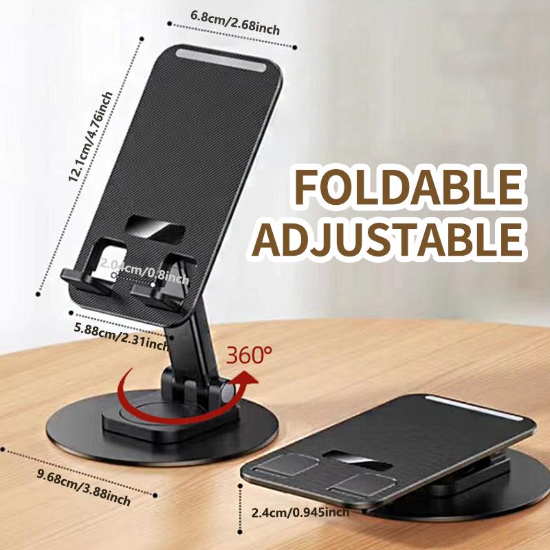 Product Introduction of Giá Chân Đế Điện Thoại Di Động Để Bàn, Xoay 360 Độ, Giá Đỡ Di Động Cầm Tay Có Thể Gập Lại, Giá Đỡ Máy Tính Bảng, Thích Hợp Cho iPad, iPhone Và Samsung K393, Phụ Kiện Điện Thoại 9