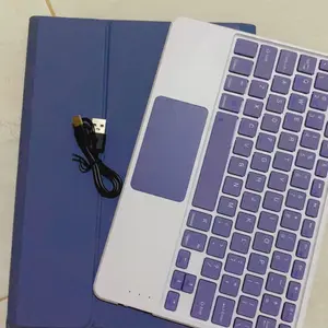 Magnetic Case For Redmi Pad 2 Keyboard Wireless For Redmi Pad 2 11inch Bluetooth3.0 Keyboard Case Smart Autolock Magnetic Cover Casing