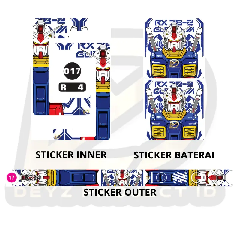 Set Stiker Variasi 233 Cutting Motorcycle 3