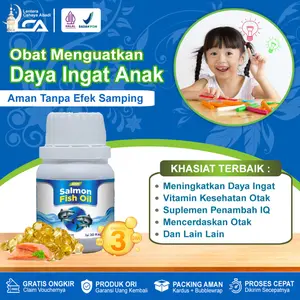 Suplemen ANH Salmon Fish Oil untuk Kecerdasan Otak Anak dan Daya Ingat yang Kuat