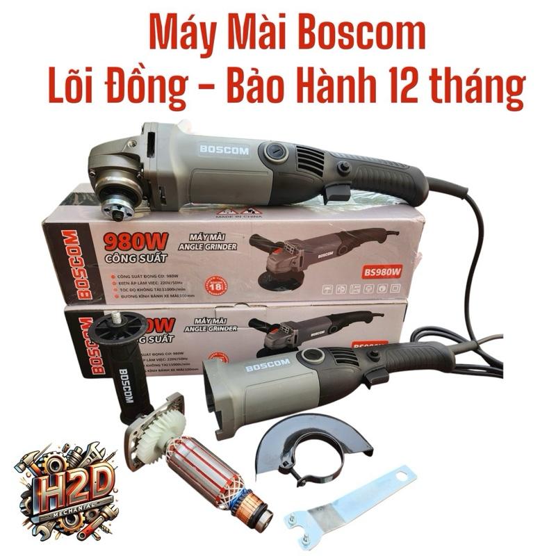  Máy mài Boscom 980W công tắc cò bóp dòng máy chuyên công trình bảo hành 12 tháng 