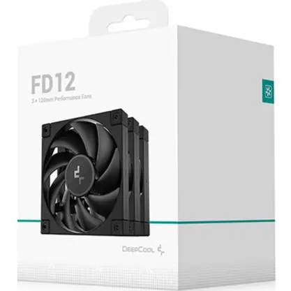 CASE FAN/KIPAS CASING COOLER DEEPCOOL FD12 3IN1 TRIPLE FAN 120MM BLACK