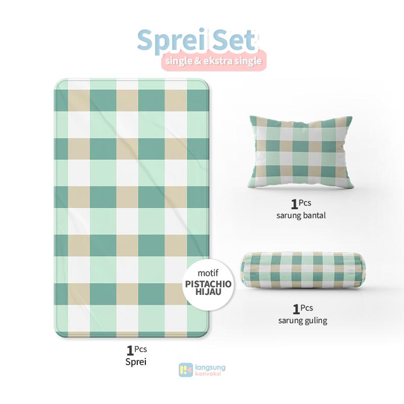 Sprei Sudut Karet Uk.140x200 T15,20,25,30cm - Motif 4