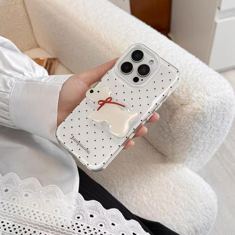  Giá Chân Đế Chấm Bi Thích Hợp Cho Ốp Điện Thoại iPhone 17   16   15 Ốp Bảo Vệ 12   11 Pro Max Thiết Kế Hoạt Hình Dễ Thương Chống Sốc Tương Thích Với XSmax Hàng Mới Về 17   16promax 