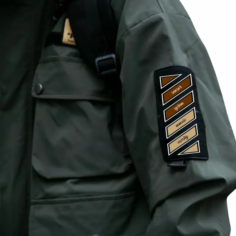 Jaket Parka Civir War Two Mat Taslan Waterproof Outdoor Pria Dewasa Nyaman Panjang Keren Kekinian 8