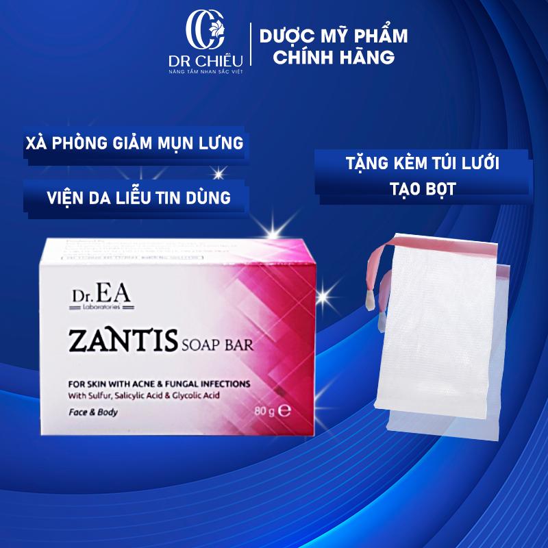 Xà Phòng Zantis ️ CHÍNH HÃNG ️ Xà phòng giảm mụn lưng Dr. EA Zantis - Dày sừng nang lông Viêm nang lông