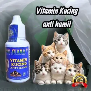 Vitamin Kucing Anti Hamil Obat Pencegah Kehamilan Kucing & Pengatur Birahi