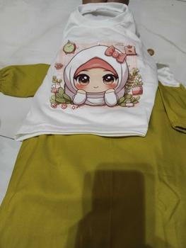 Product Review of Setelan Rok Dan Baju Anak Perempuan Bahan Cringcel Buat Usia 3-12 Tahun from A**a 1