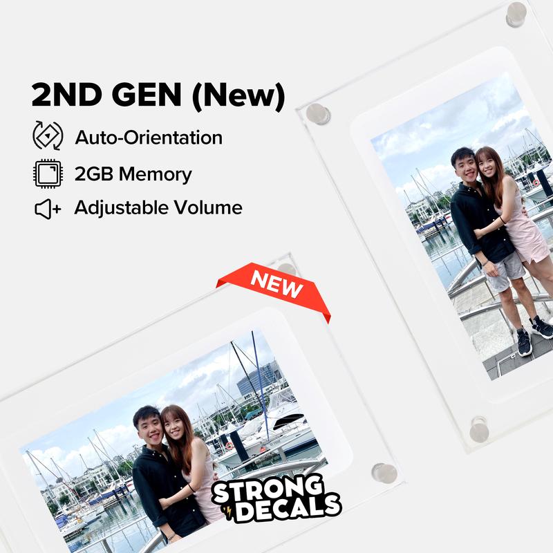 [SG Ready Stock] Personalised Video Live Frame Gift for Valentines, Anniversary, Birthday 1