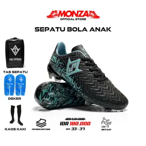 PAKET LENGKAP-Sepatu Bola Anak Voltstride Hyperion original Sepatu Olahraga Sepak Bola Size 33-37