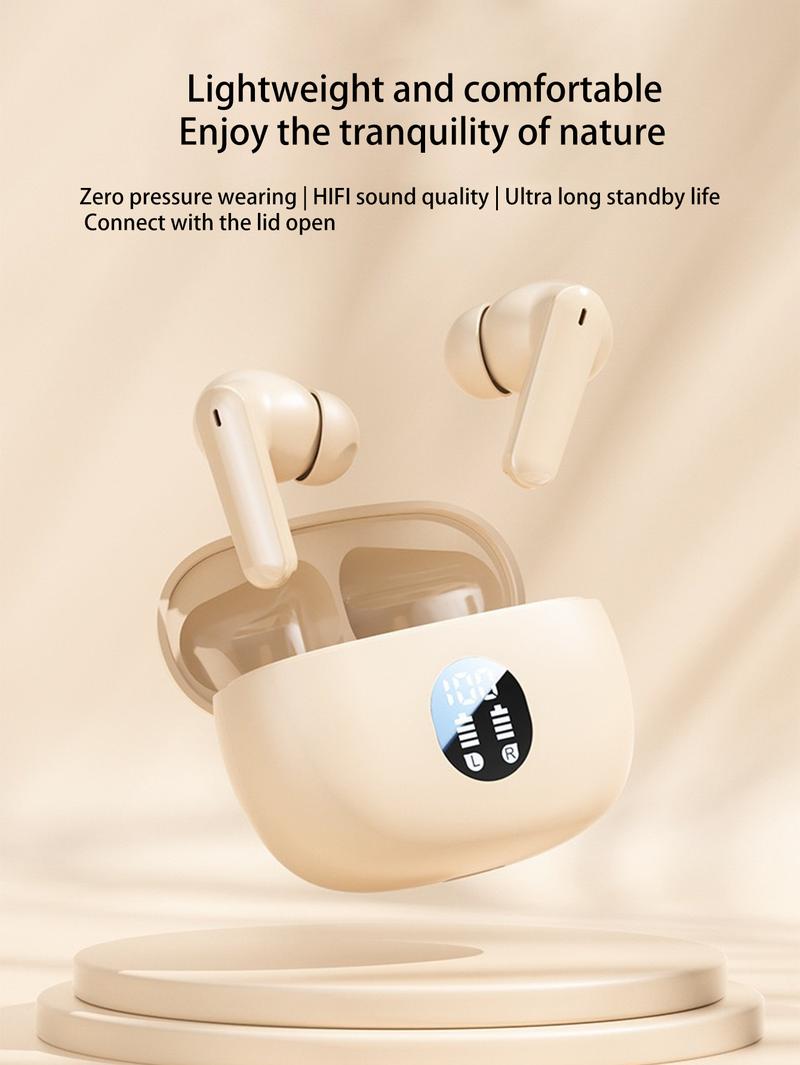 Product Introduction of Wireless Earphone, In-ear Design Earbuds with Charging Case, Noise Cancelling Headphones, Bluetooth-compatible Earbuds for Gaming, Sports, Office 0