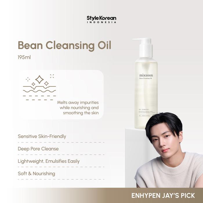 Gambar MIXSOON Bean Cleansing Oil 195ml dari Style Korean Indonesia Kab. Tangerang Tokopedia