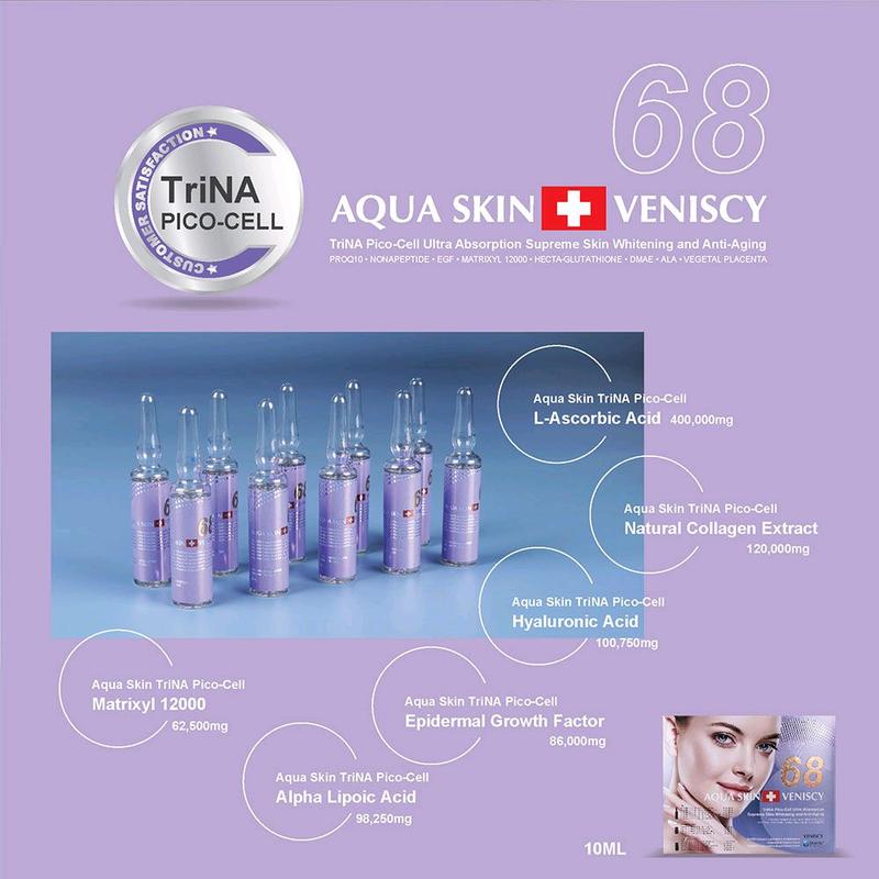 Aqua skin 68 whitening skin solution 4