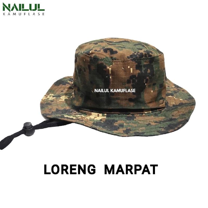 Grosir Topi Rimba Dewasa Loreng Outdoor dengan Pilihan Motif Warna - Gunung 6