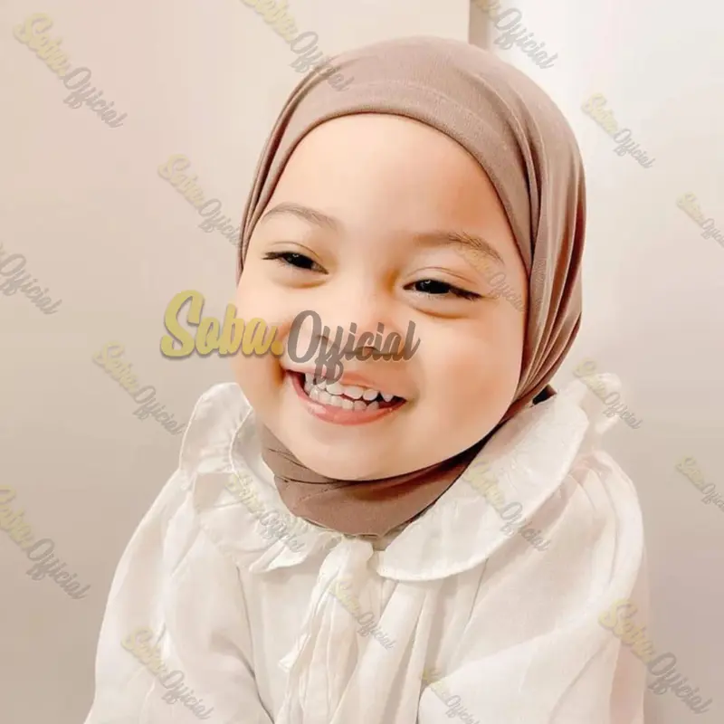 SOBAA HIJAB - Jilbab Segitiga Instan Anak Spandex Jersey Premium Umur 0-4 Tahun 3