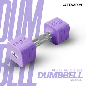CoreNation Adjustable Steel Dumbbell 2-5KG Satuan | Barbel Dumbbell Dumble Barbell
