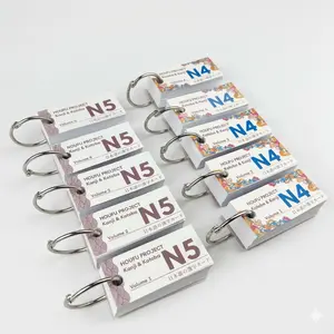 (835 kanji) PAKET HEMAT KANJI & KOTOBA N5&N4 BAHASA JEPANG HAFALAN LEBIH CEPAT