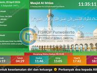 Gambar Source Code Aplikasi Web Display Informasi Masjid Jadwal Sholat dari ITSHOP Purwokerto Kab. Banyumas 5 Tokopedia