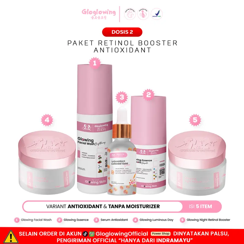 [opy] DOSIS 2 - Paket Retinol Booster Cysteamine / Antioxidant 1