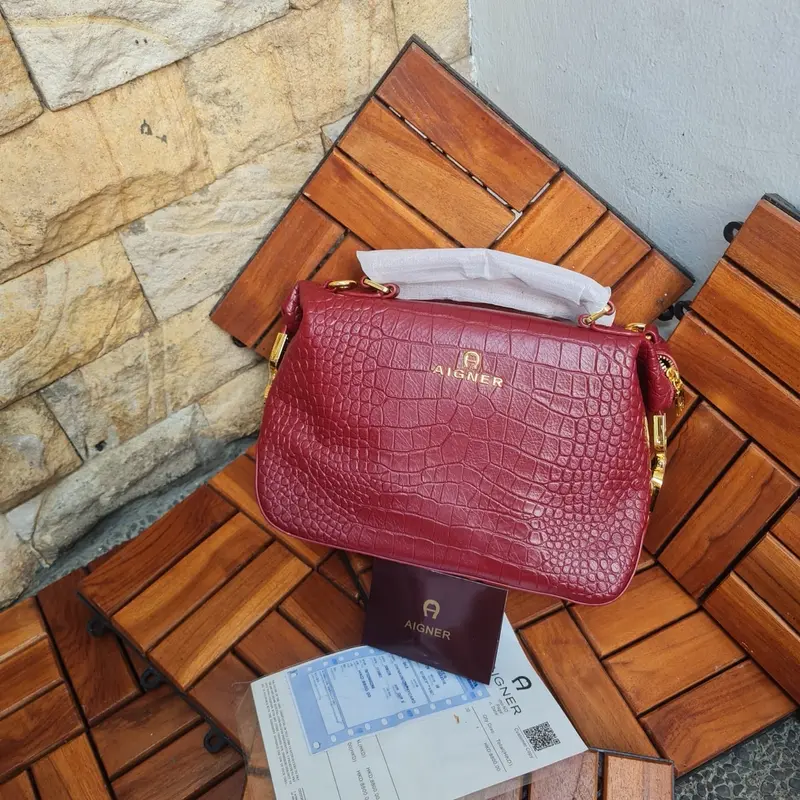 TAS SELEMPANG AIG*ER MATERIAL CROCO 7
