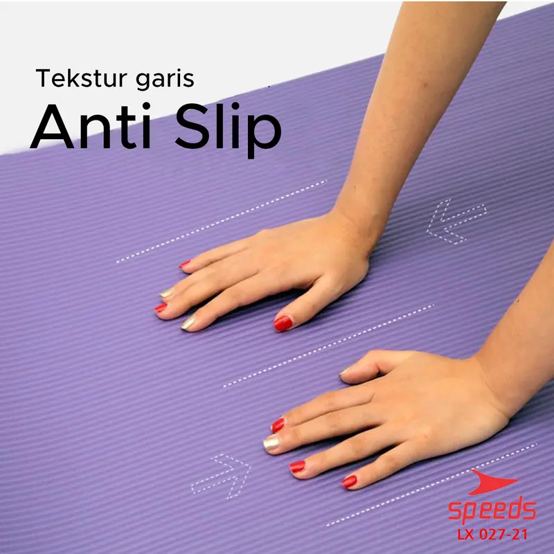 SPEEDS Matras Yoga Mat Karpet Spons NBR 8mm Alas Senam Dan Fitness Busa LX 027-21 7