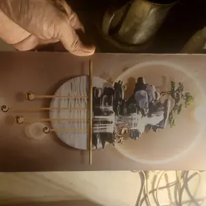 TERMURAH HIASAN DINDING RUANG TAMU ( 15X30 ) DEKORASI AESTHETIC MODERN POSTER KAYU AESTHETIC