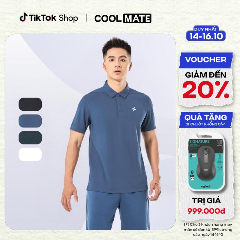 [Outlet Không đổi trả] Áo Polo thể thao nam  Graphene thoáng khí - Coolmate