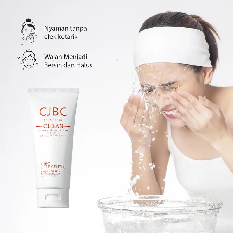CJBC SK-FOREVER Buy 1 Get 1 Deep Gentle Cleansing Skin Facial Cleanser Remove and Nourish Skin in One Step Gently Purifying Skin Facial Cleanser Facial Wash Pembersih Wajah dari CJBC Kosmetik Extract Perawatan 2