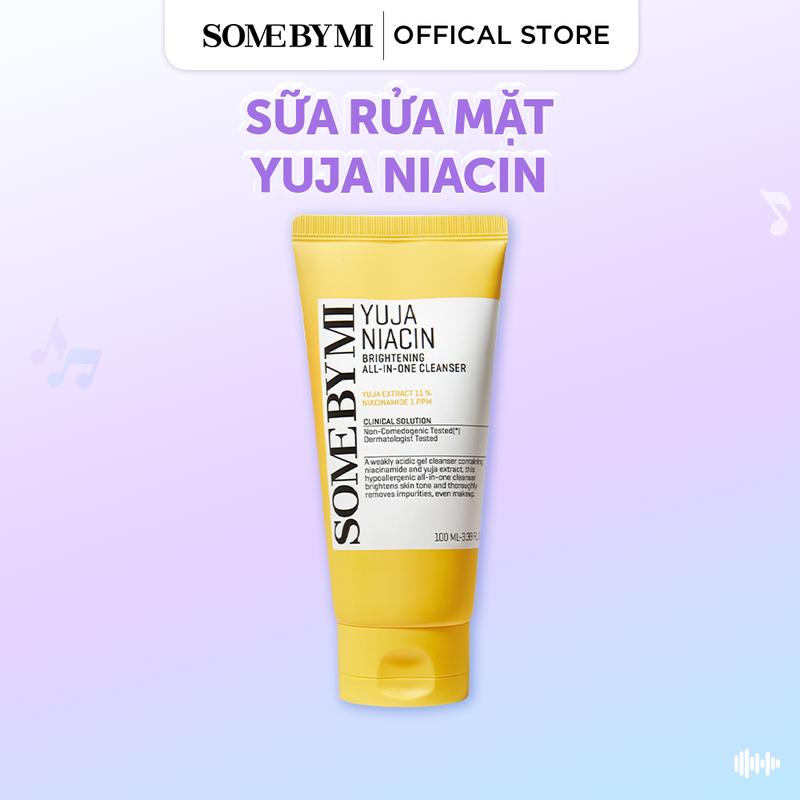 Some By Mi Sữa rửa mặt Yuja Niacin Brightening All-In-One Cleanser 100ml