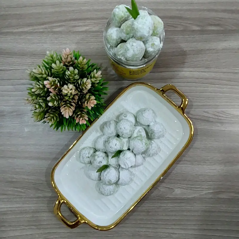 Putri Salju Keju pandan Kue Kering 0