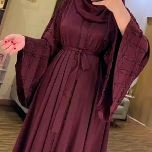 ABAYA MEDINA SAUDI Louncing Puncak 12.12 Abaya Umroh Gamis Hitam dan Wanita Turkey Dubai Mewah by Abaya navi navi'