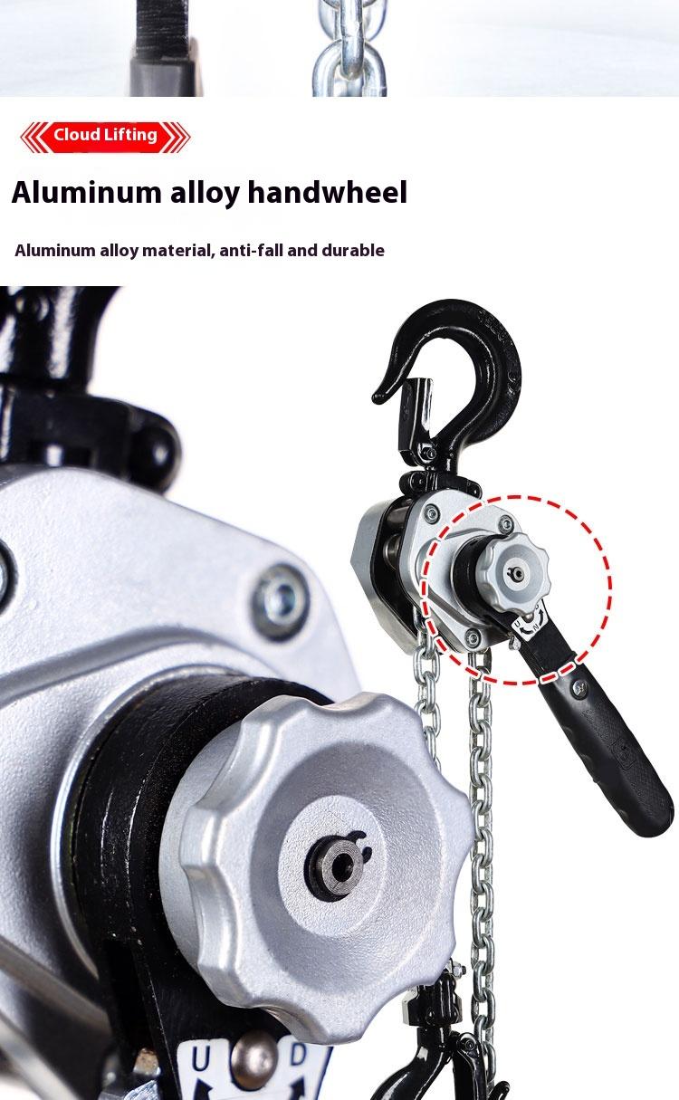 Product Introduction of 0.25T2.5m Pengangkat mini Hand hoist Chain hoist Chain block Small hand hoist 5