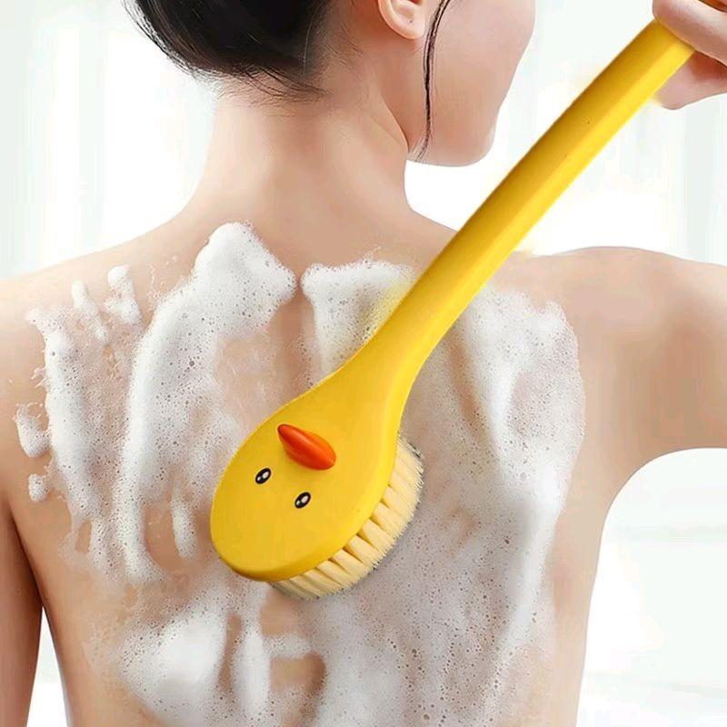 Cây cọ tắm siêu mềm hình vịt vàng đáng yêu - Dụng cụ cọ lưng lông mềm phong cách Nhật Bản