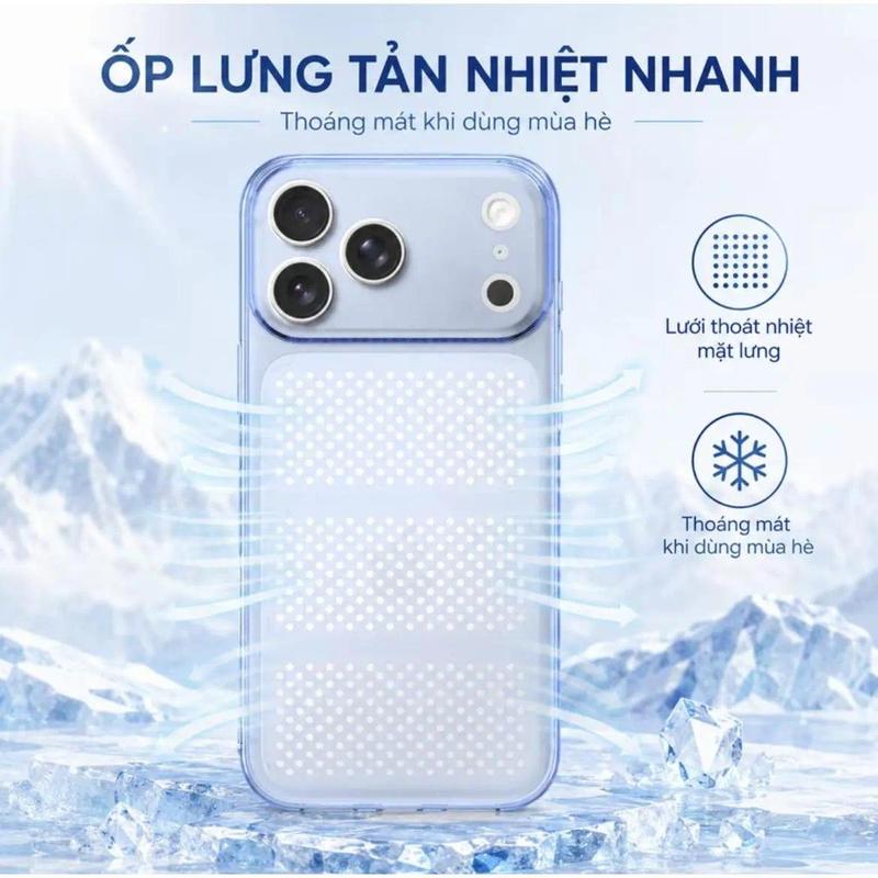 Ốp Điện Thoại Siêu Mỏng Mùa Hè, Được Thiết Kế Với Lưới Tổ Ong Để Tản Nhiệt, Phù Hợp Với IPhone 18 Pro Max/IPhone 17 Pro Max/16 Pro/15/13/14/11/12 Pro Max, Có Màu Sắc Dopamine, Chống Rơi, Chống Bám Vân Tay, Đa Chức Năng. Ppf Dán Đồ Dùng Thông Minh