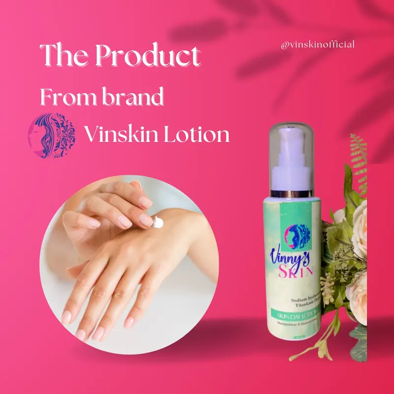 Day Lotion Vinskin/Lotion Siang spf70 Mencerahkan Memutihkan 1