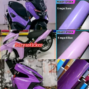 skotlet sticker motor ungu taro glossy ungu lilac doff glossy ungu tua off glossy ungu transparan