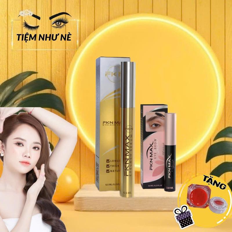 FKN MAX ( Mi Mày VIP) Cho Nam Và Nữ Dạng Serum  ( Phiên Bản Cải Tiến Dung Tích 6.5ml/cây) Hỗ Trợ Phát Triển Mày Dài Dày Cosmetic Mỹ Phẩm Trang Điểm